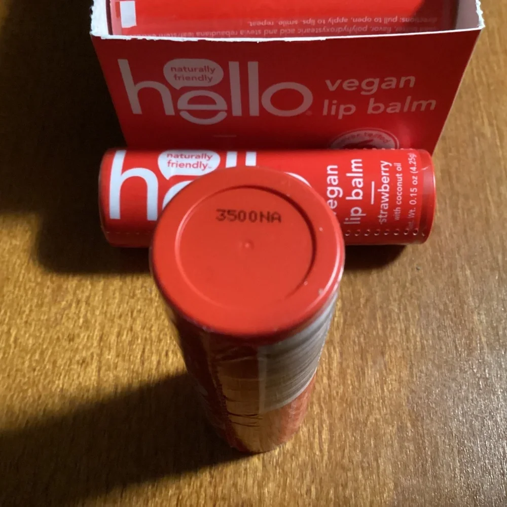 Hello Vegan Strawberry Lip Balm Bundle